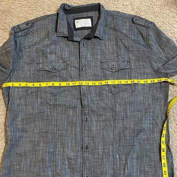 MARC Ecko long sleeve cut and sew button down - Picture 4 of 6